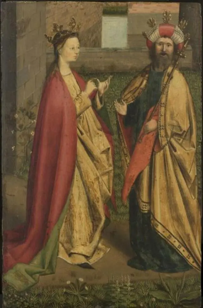 Saint Catherine of Alexandria Preaching to the Emperor, by Unknown