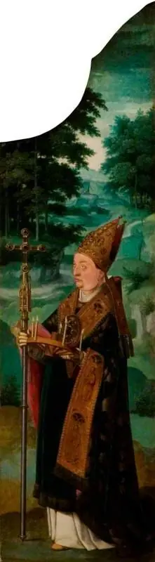 Saint Donatien (triptych, right wing), by Unknown