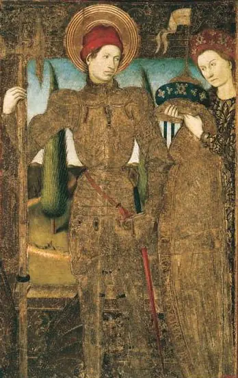 Saint George and the Princess, by Unknown