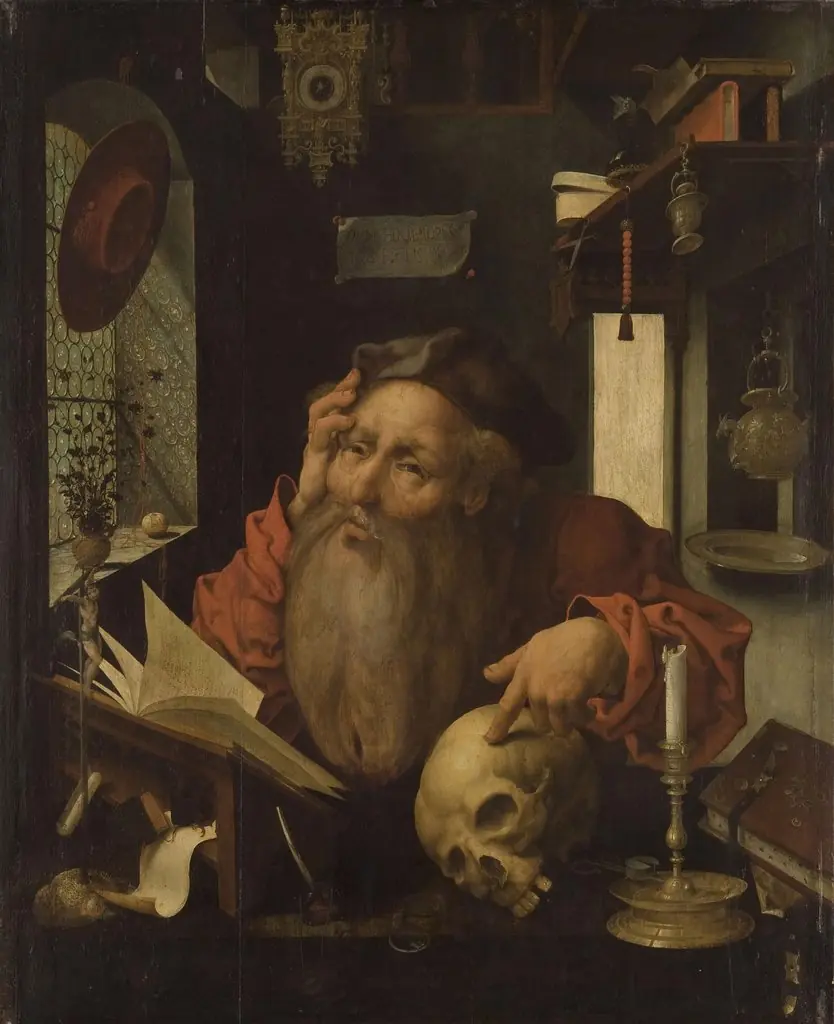 Saint Jerome in His Study, by Unknown