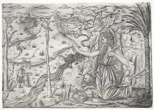 Saint Jerome in Penitence, by Unknown