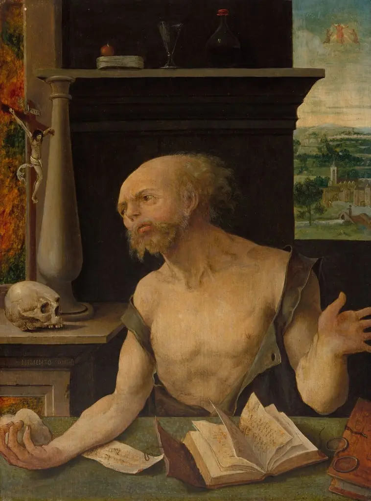 Saint Jerome in Penitence, by Unknown
