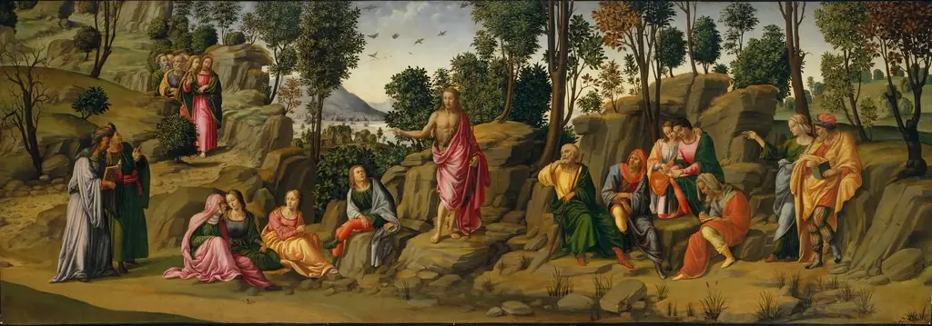 Saint John the Baptist Bearing Witness, by Unknown, 1506