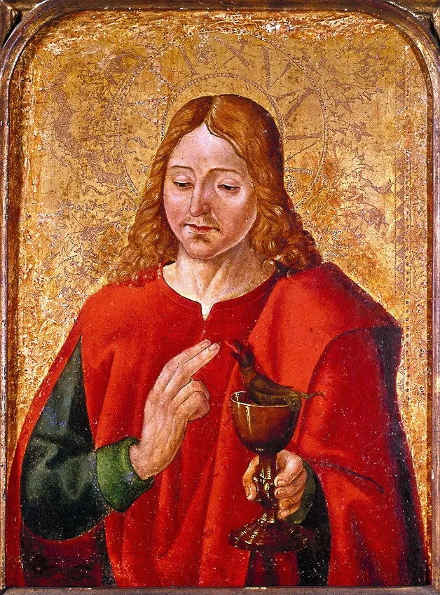 Saint John the Evangelist, by Unknown, tempera, 1500
