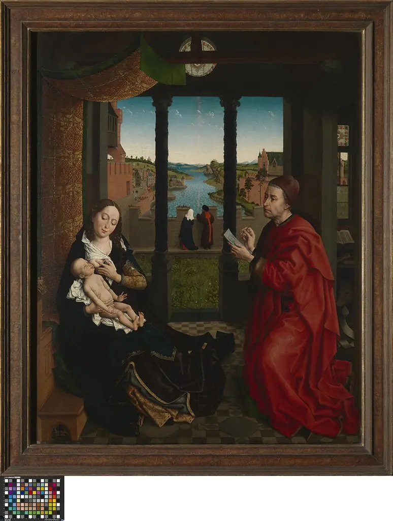 Saint Luke drawing the Madonna, by Unknown, 1500