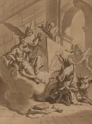 Saint Luke Painting the Virgin, by Unknown