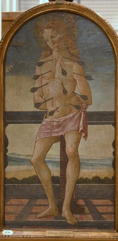 Saint Sebastian, by Unknown, unspecified, 1497