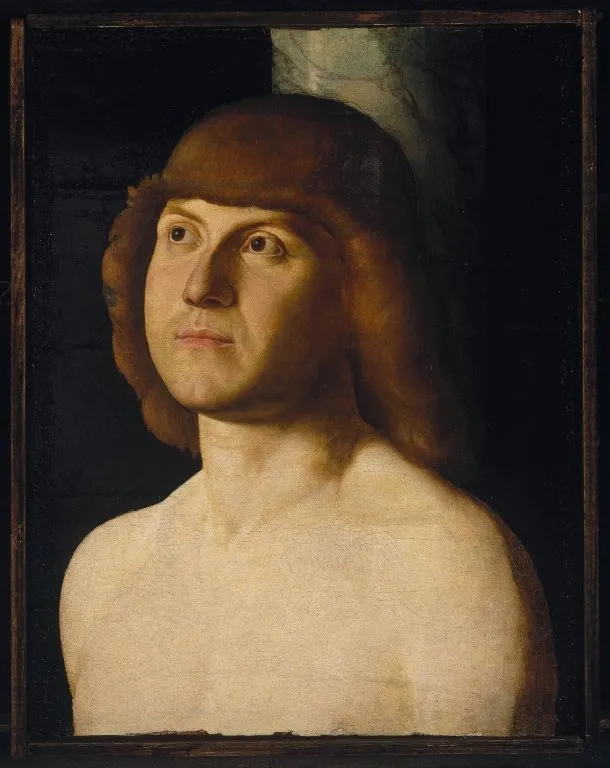 Saint Sebastian, by Unknown, oil, 1500