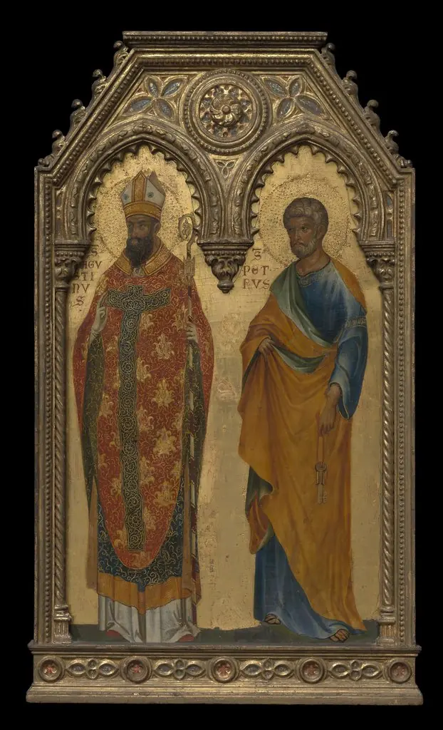 Saints Augustine and Peter, by Unknown
