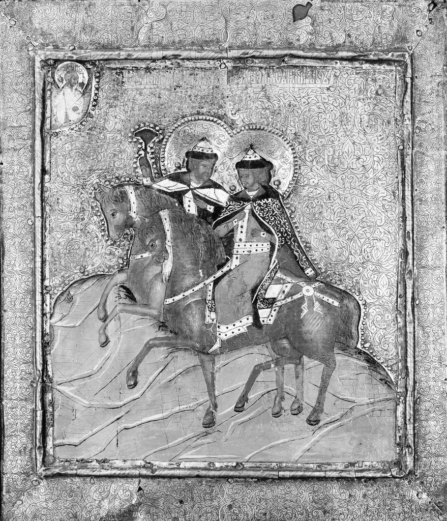 Saints Boris and Gleb, by Unknown, 1700