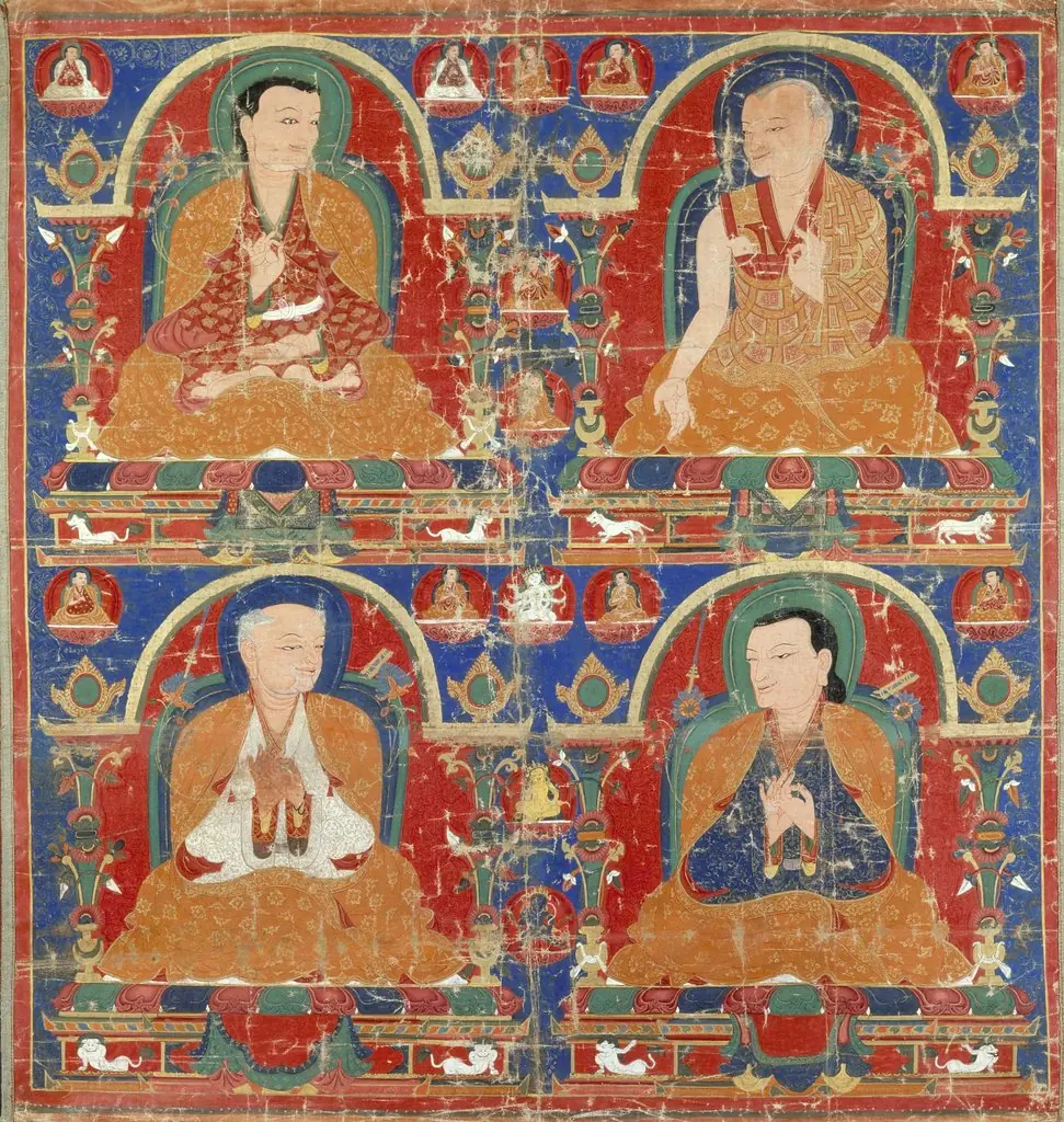 Sakyapa Monks, by Unknown