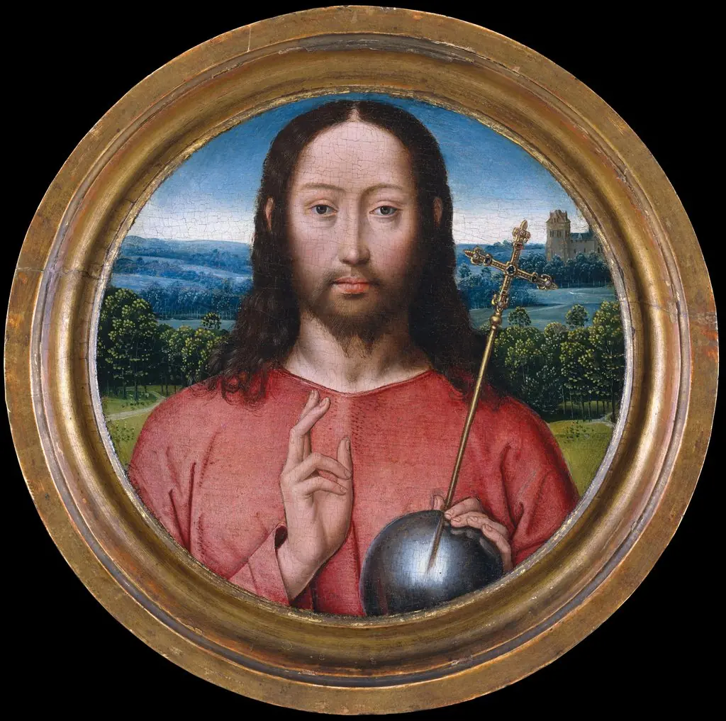 Salvator Mundi, by Unknown, 1475