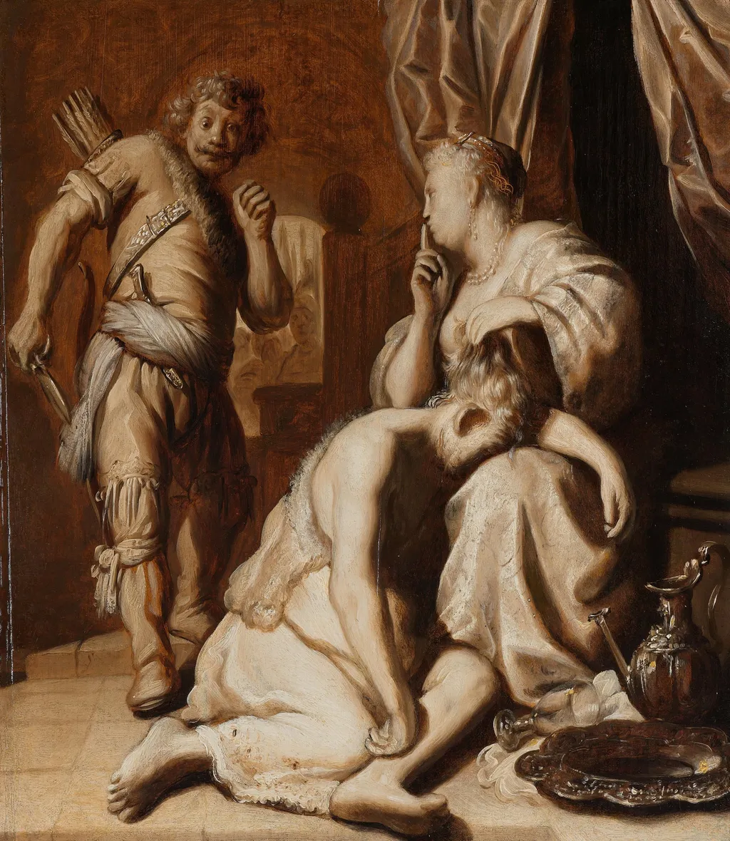 Samson and Delilah, by Unknown, unspecified, 1626