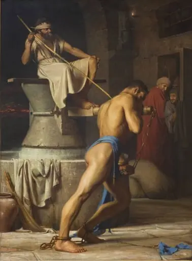 Samson and the Philistines, by Unknown