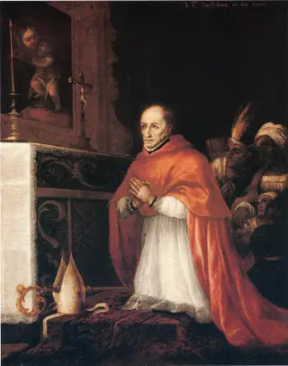 Santo Toribio Alfonso de Mogrovejo, Archbishop of Lima, by Unknown