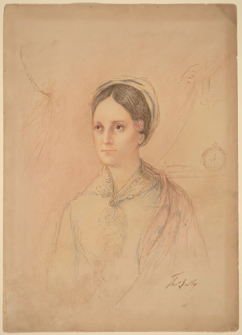 Sarah Jane Mellon, by Unknown, ink, 1828