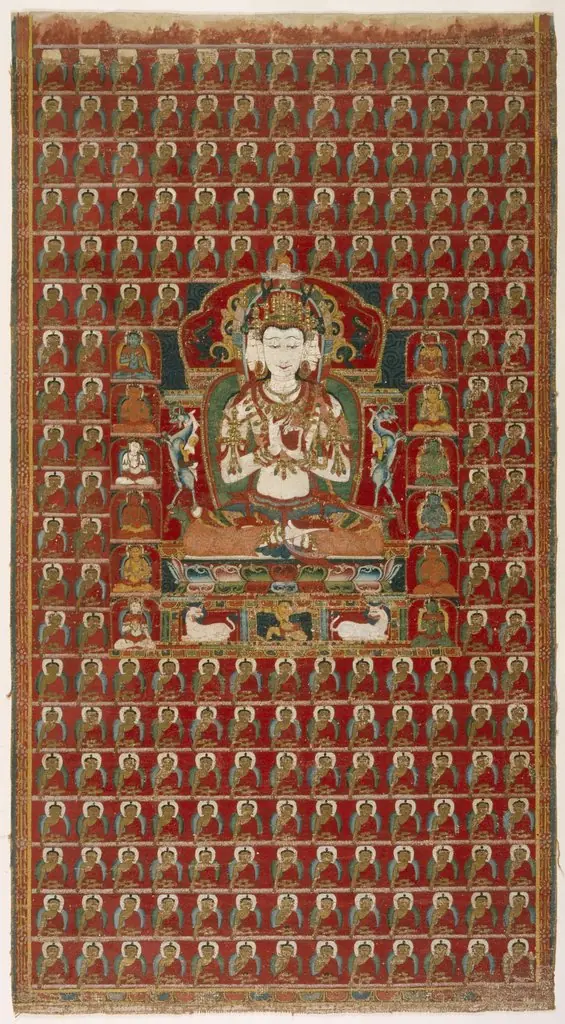 Sarvavid Vairochana, From a Set of the Five Jina Buddhas, based on Complete Purification of All Evil Rebirths (Sarva Durgati Parishodana Tantra), by Unknown