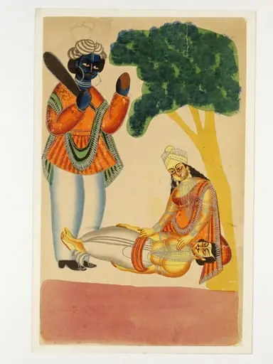 Savitri and Yama, by Unknown