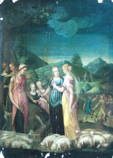 Scenă alegorică, by Unknown