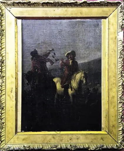 Scenă de luptă, by Unknown