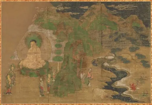 仏伝図|Scene from the Life of the Buddha, by Unknown