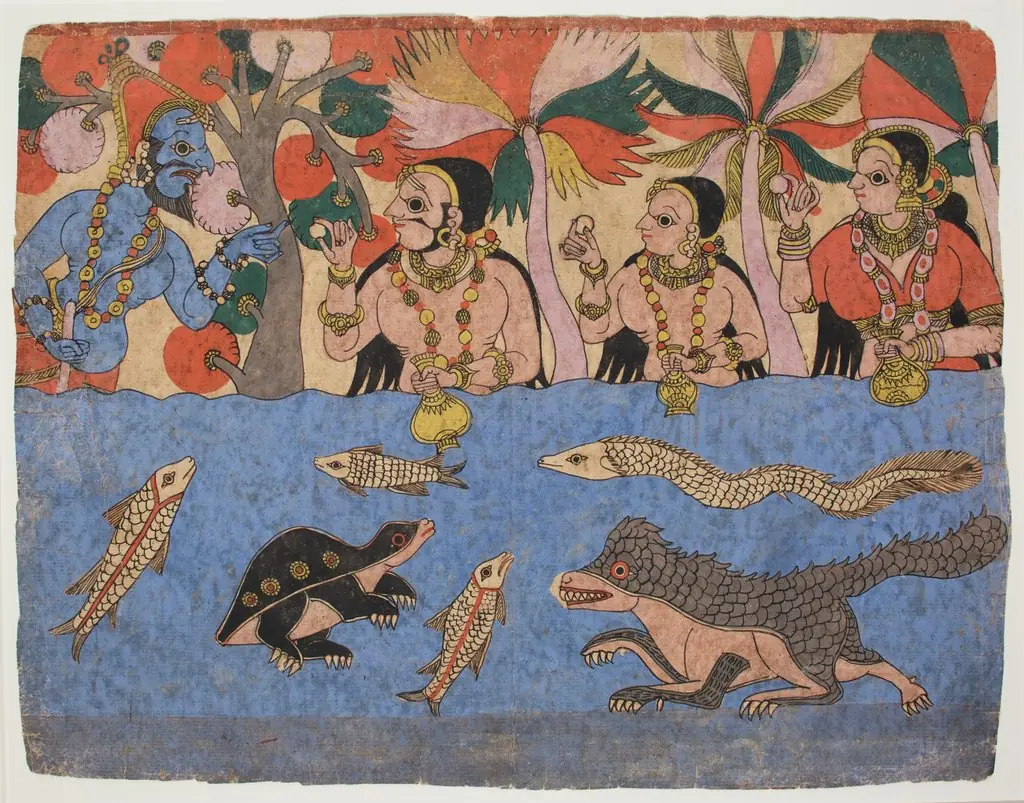 Scene from the Ramayana, by Unknown