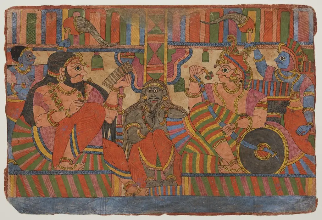 Scene from the Ramayana, by Unknown
