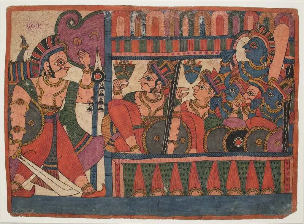 Scene from the Ramayana, by Unknown
