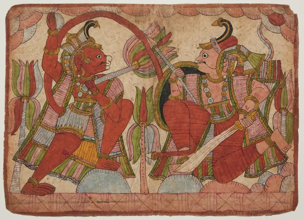 Scene from the Ramayana, by Unknown