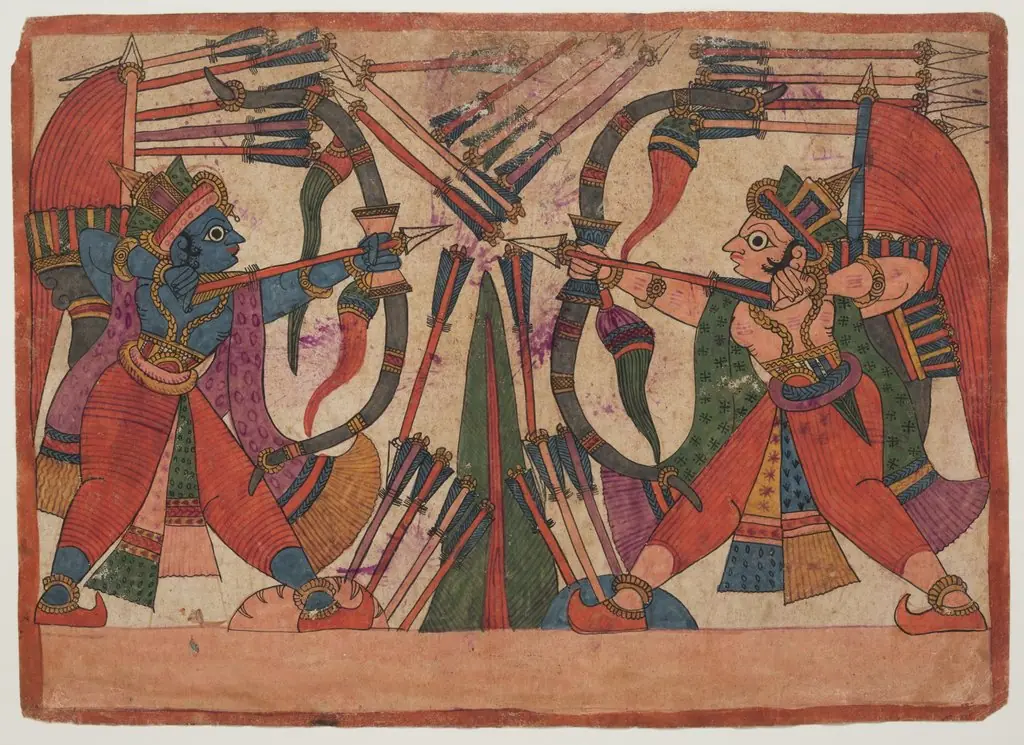Scene from the Ramayana, by Unknown