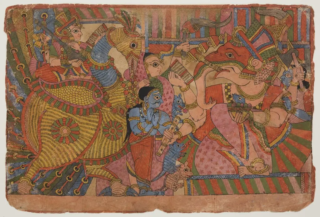 Scene from the Ramayana, by Unknown