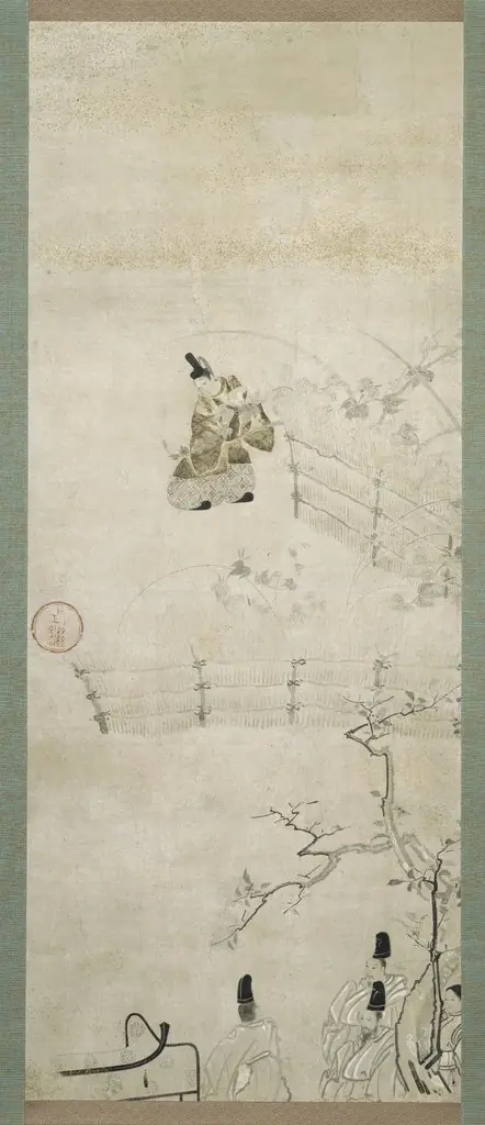 Scene from the Tale of Genji: from the chapter "Yugiri", by Unknown