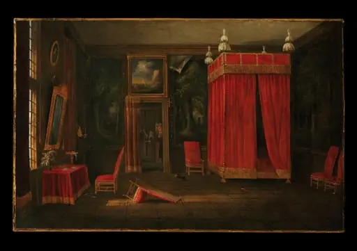 Scene in a Bedchamber, by Unknown
