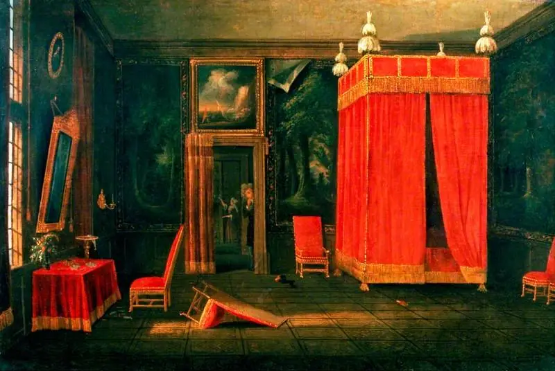 Scene in a Bedchamber, by Unknown