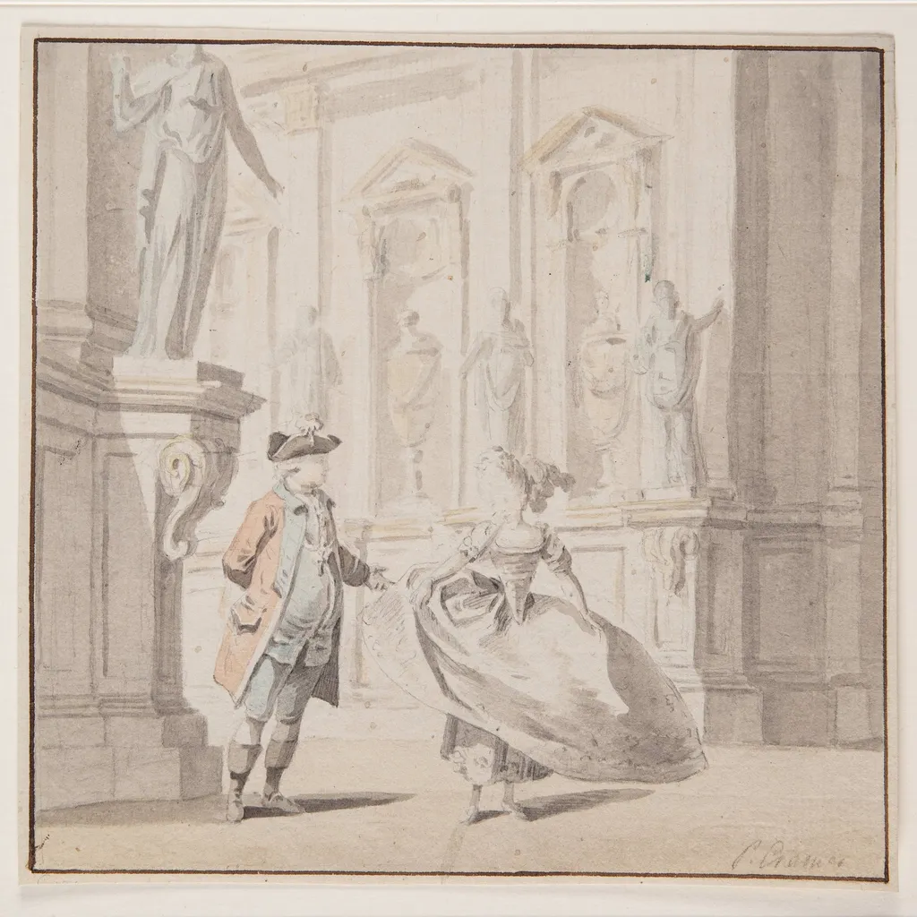 Scenebillede, by Unknown, unspecified, 1754