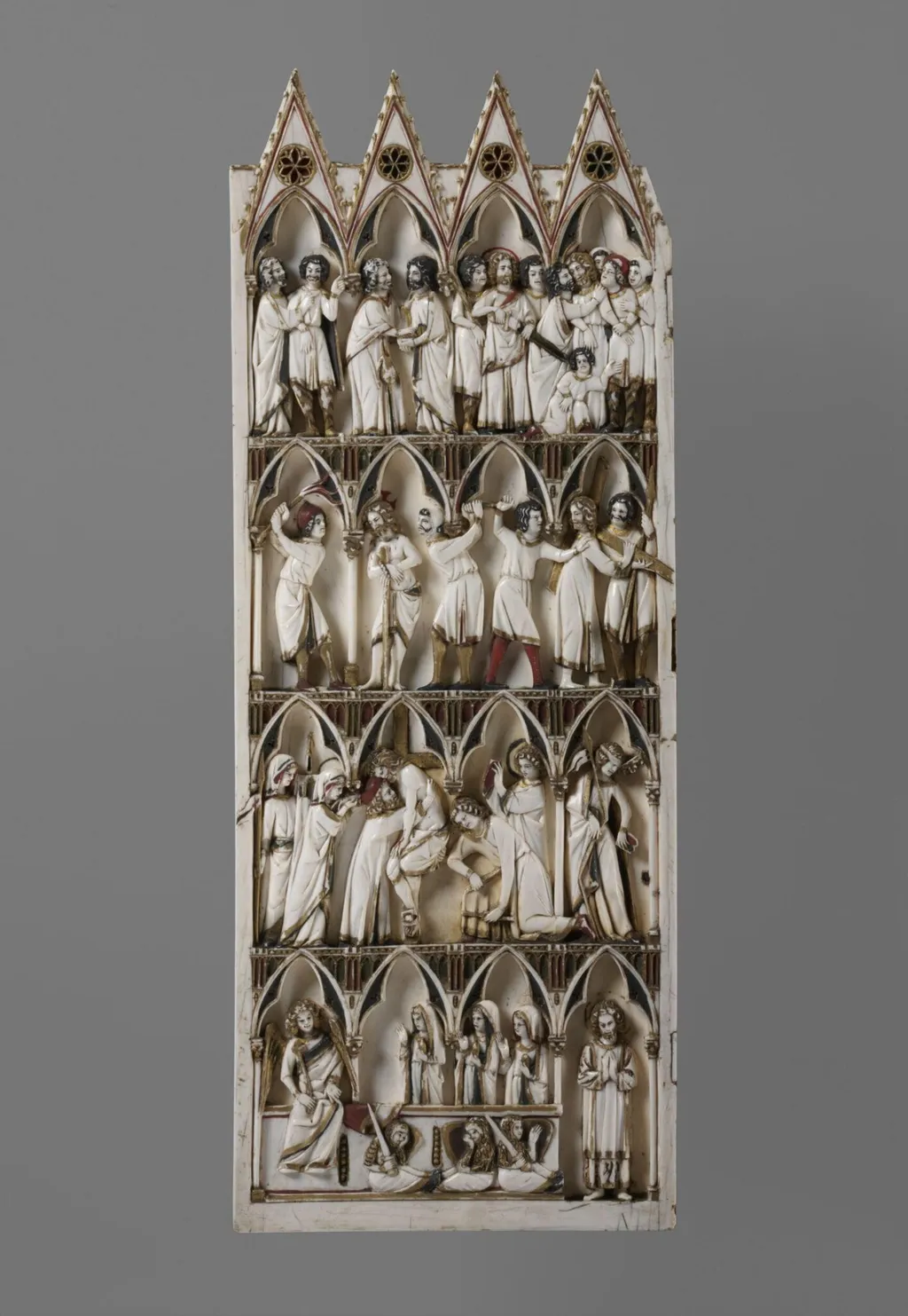 Scenes from the Passion of Christ, by Unknown, 1250