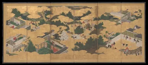 Scenes from the Tale of Genji, by Unknown