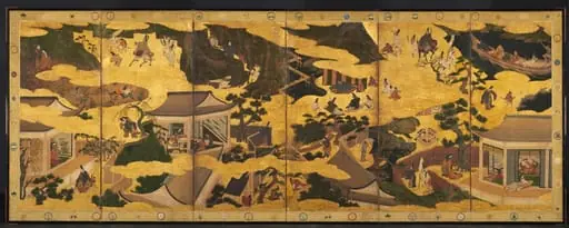Scenes from the Tales of Ise, by Unknown
