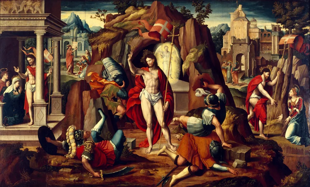 Scenes of the Passion and Resurrection of Christ, by Unknown, unspecified, 1541