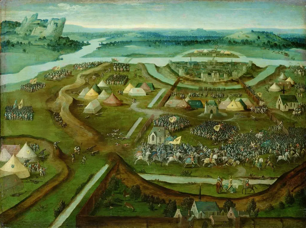 Schlacht bei Pavia, by Unknown