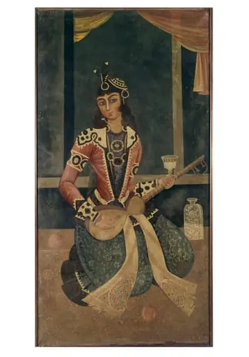 Seated Woman Playing a Guitar, by Unknown
