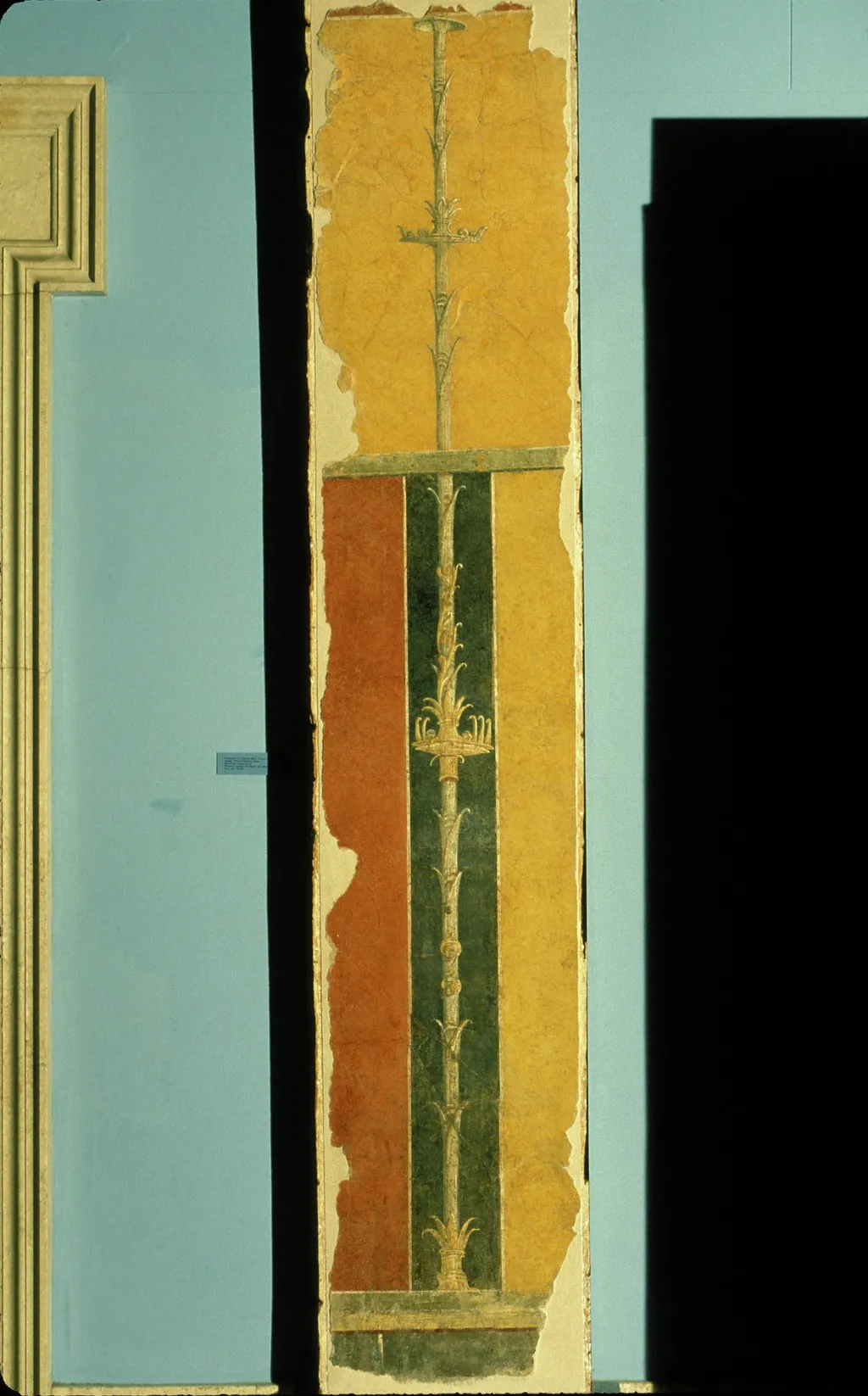 Section of a Wall Painting, by Unknown, unspecified, 1850