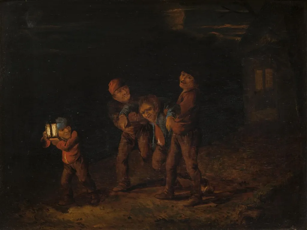 Seeing the Drunkard Home, by Unknown, 1629