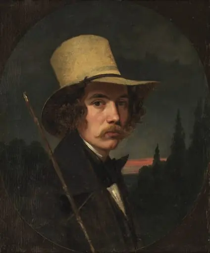 Selvportræt, by Unknown