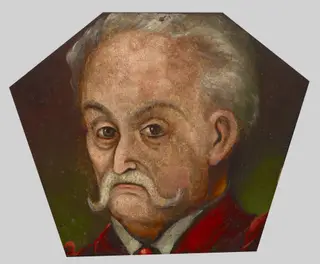 Sepulchral portrait of Mr Nieborowski from Hyżne, by Unknown, 1740