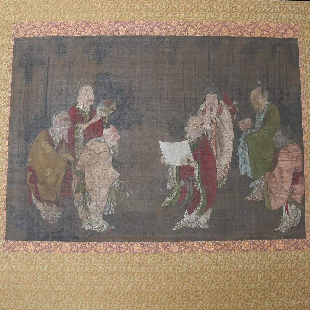 Seven Sages of the Bamboo Grove, by Unknown