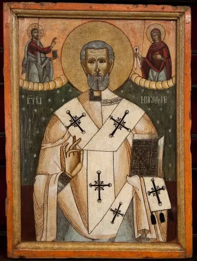 Sf. Ierarh Nicolae; Icoană de catapeteasmă, by Unknown