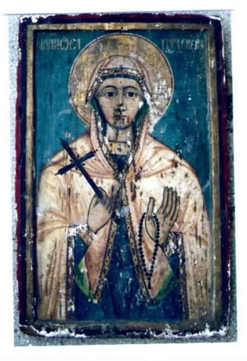 Sfânta Cuvioasă Paraschiva, by Unknown, 1850