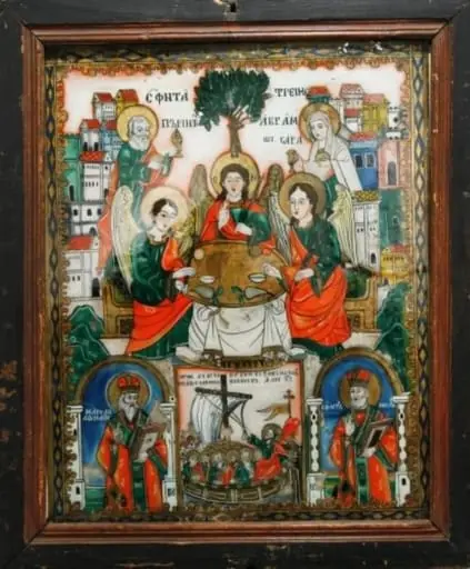 Sfânta Treime (Sfânta Troiță, Filoxenia, Cina de la Mamvri), by Unknown