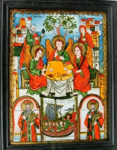 Sfânta Treime (Sfânta Troiță, Filoxenia, Cina de la Mamvri), by Unknown